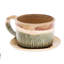 Tasse et soucoupe en céramique Novica