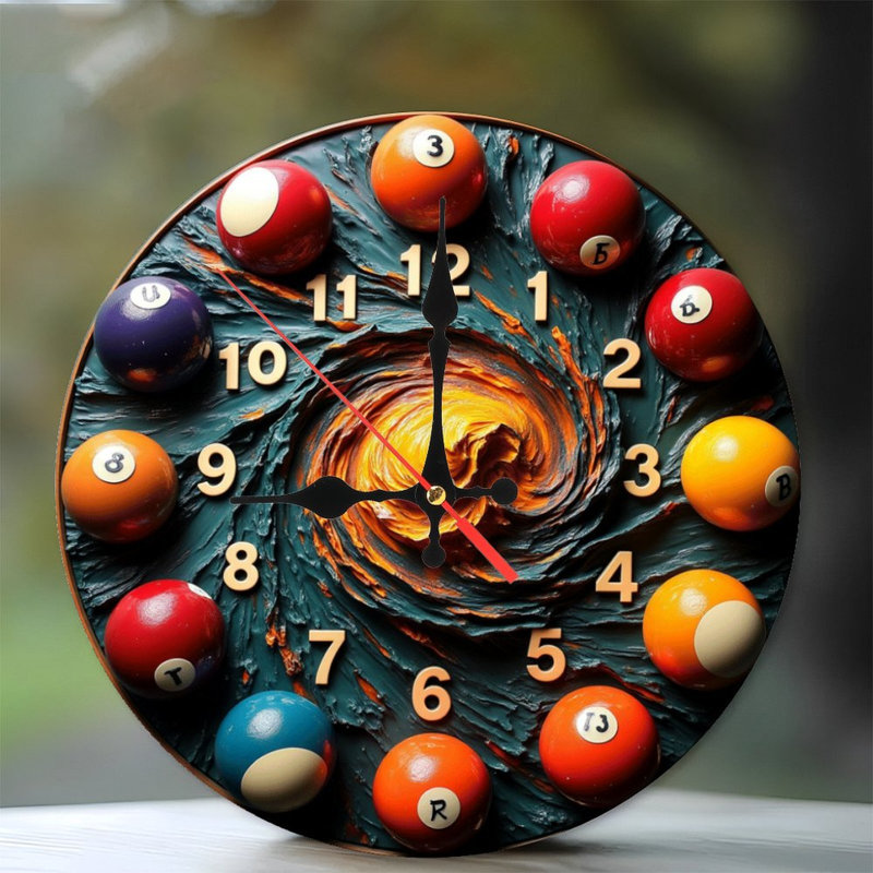Boules de table de billard Artistic Swirl