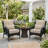 Aoodor Outdoor Seat/Back Cushion-112680255-101901617