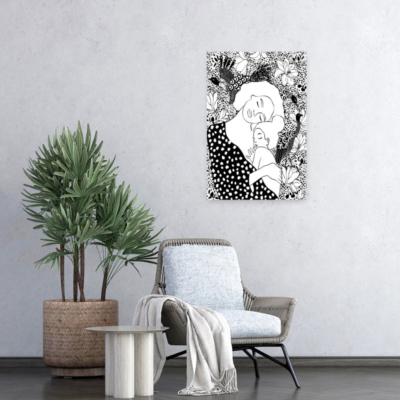 Art contemporain, art contemporain abstrait, H 24 po x l 16 po