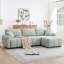 Canapé modulaire en tissu Boucle-1548766109