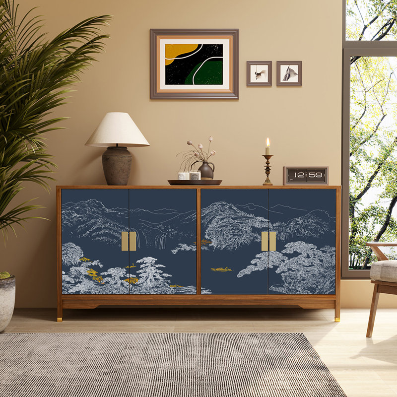 Buffet de luxe chinois de style rétro