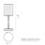 Lampe de table cylindrique en résine Gatsby-814830188