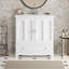 Meuble-lavabo de 30 po avec cadre en céramique et meuble-lavabo avec tablette réglable et tiroir-121709069