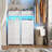Tall 7-drawer Storage Cabinet With Rgb Led Lighting, Modern Organizer With Open Shelf For Bedroom Living Room-1882073090