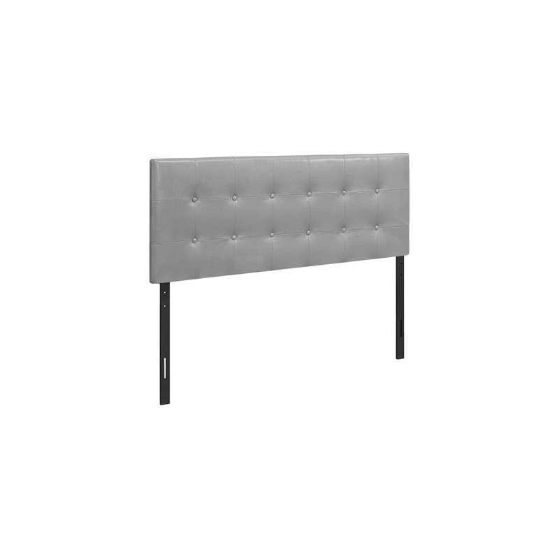 Devinna Bed, Headboard Only, Bedroom, Upholstered, Pu Leather Look, Transitional, Brown, Full