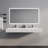 54'' Rectangular Double Solid Surface Bathroom Sink