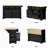 Kitchen Island with Drawers, Pull Out Trash Storage, Rolling Island with Leaf-1746035539