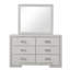 Commode 6 tiroirs avec miroir Fadime