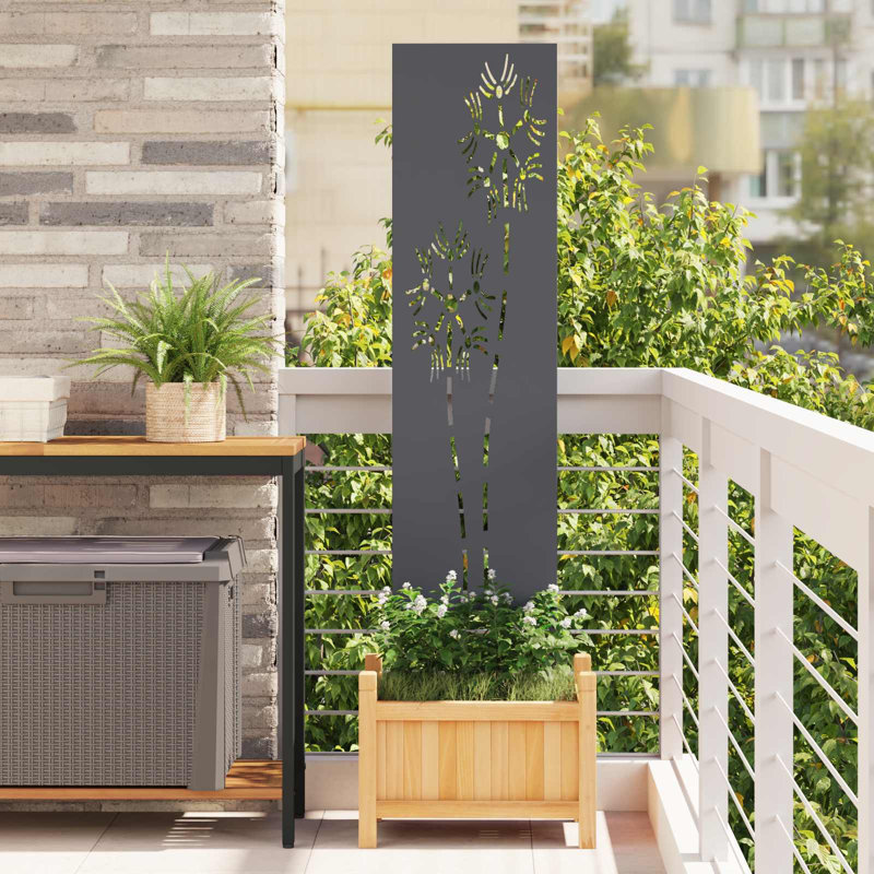 vidaXL Garden Privacy Screen Partition Outdoor Decor Modern Decorative Barrier