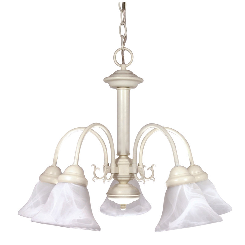 Lustre classique / traditionnel à 5 lumières Turcotte