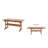 Averyann 59.8"-78.3" W Solid Wood Extendable Dining Table with Umbrella Hole