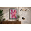 Pink Gestures Abstract - Framed Print-431816787-431816786