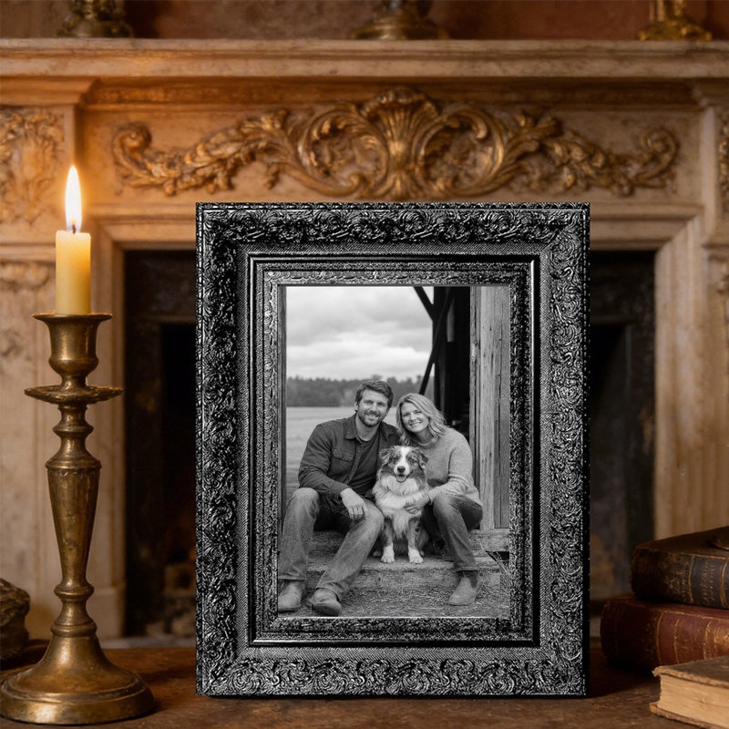 Cadre photo 3 pièces 11 "x 14" noir pour manteau de cadeaux pour la fête des Mères, Noir, 3, 11" W x 14" H