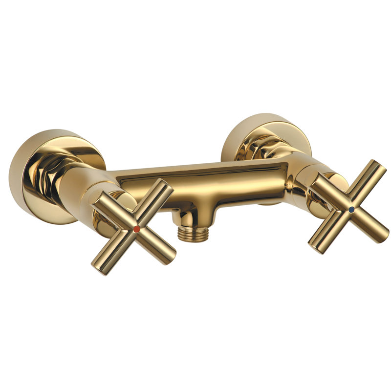 Apollo Double Exposed Shower Valve, Gold