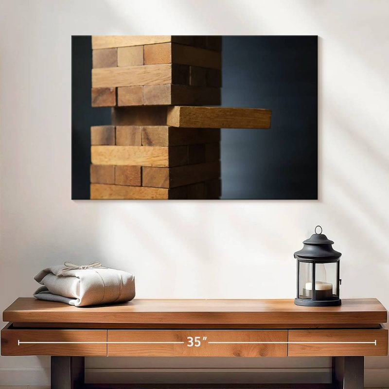 Senne Jenga Game, H 24 po x l 36 po