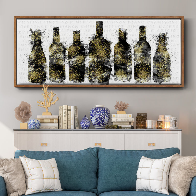 Wine Selection- Framed Canvas