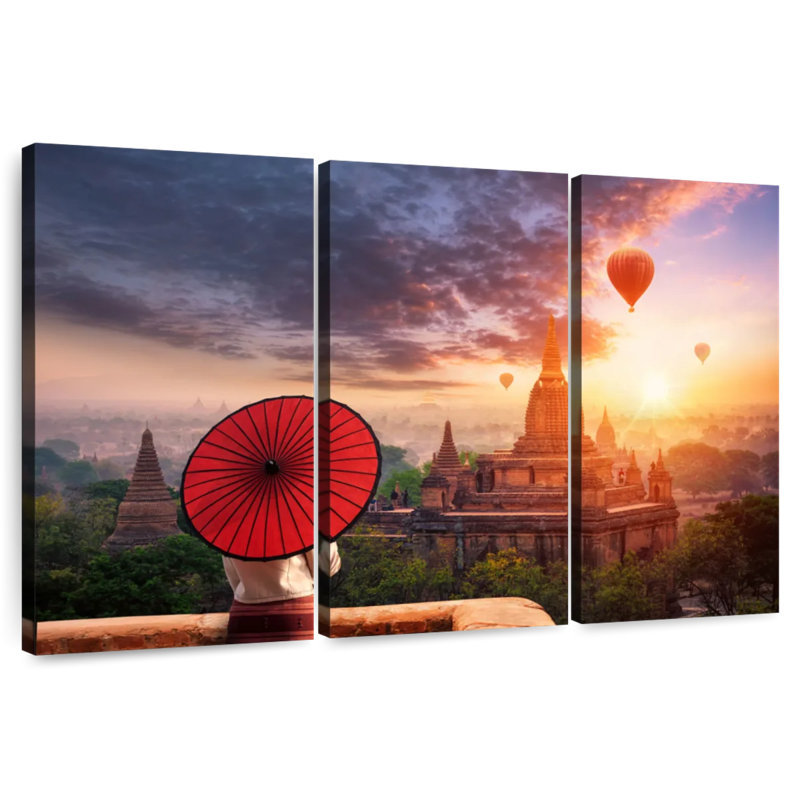 Lilie Bagan Balloon Season, 20" H x 33" W
