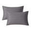 Luxury Microfiber Striped Pillowcases Set of 2 - Soft, Breathable & Wrinkle-Resistant Pillow Covers-1396515774