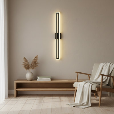 Jeralynn 1-Light Modern Wall Sconce Bath Bar Vanity Led Light Dimmable