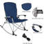 Chaise de camping inclinable Gencie