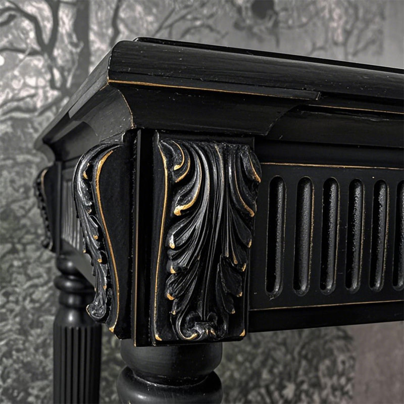 Console rétro sculptée, H 31,5 po x l 51,18 po x P 13,78 po