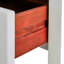 Nicole 1 - Drawer Solid Wood Nightstand in Lacquer White