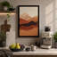 Mountains at Dusk Minimalist - Wrapped Canvas-114520525-114520520
