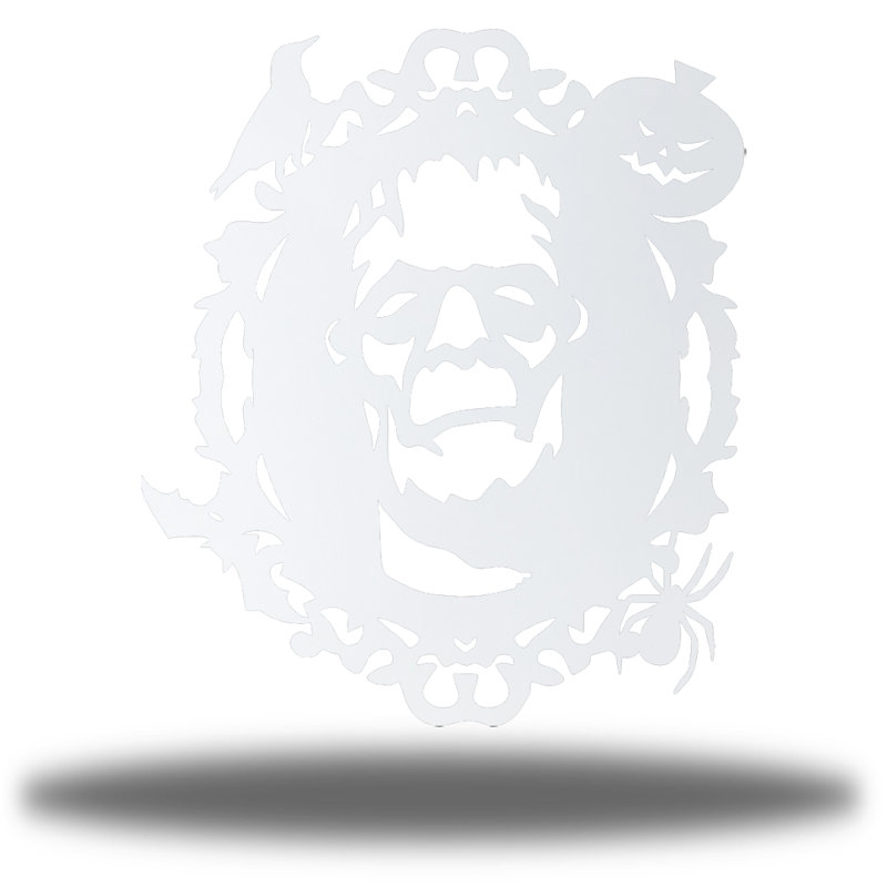 Miroir mural Frankenstein, Blanc, H 36 po x l 30,5 po x P 0,01 po