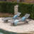 CRETE WICKER CHAISE LOUNGE