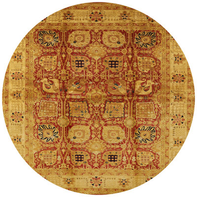 Tapis oriental jaune / rouge Loudres