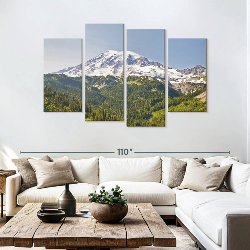 Alvord Mt. Rainier Valley, H 54 po x l 84 po