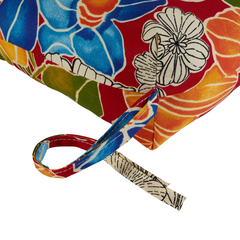 Shipton Outdoor Bench Seat Cushion, Aloha Red, 44" W x 17" D, 4"