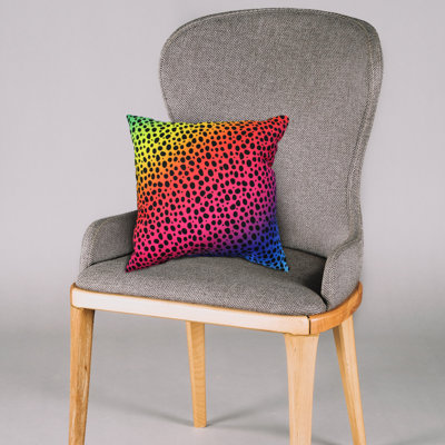 Housse et insert de coussin carré en polyester Emer