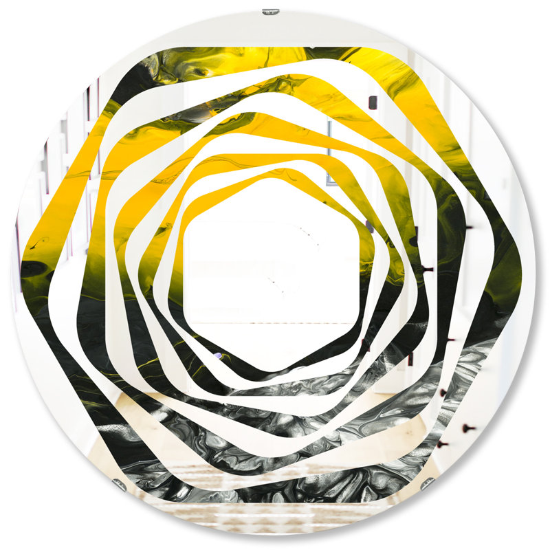 Miroir mural Whirl, H 31,5 po x l po