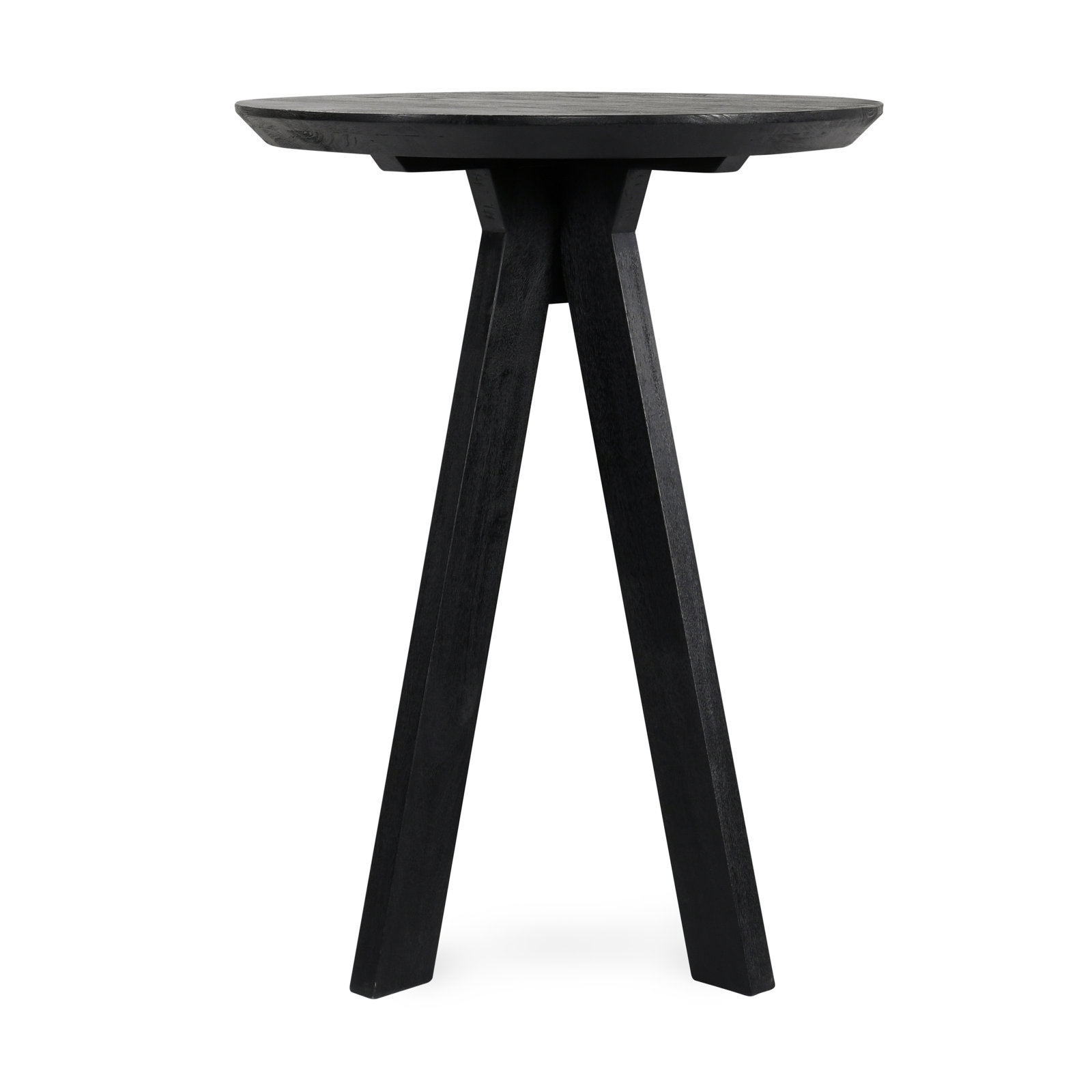 Furley 32" Round Counter Height Dining Table, 42", Black