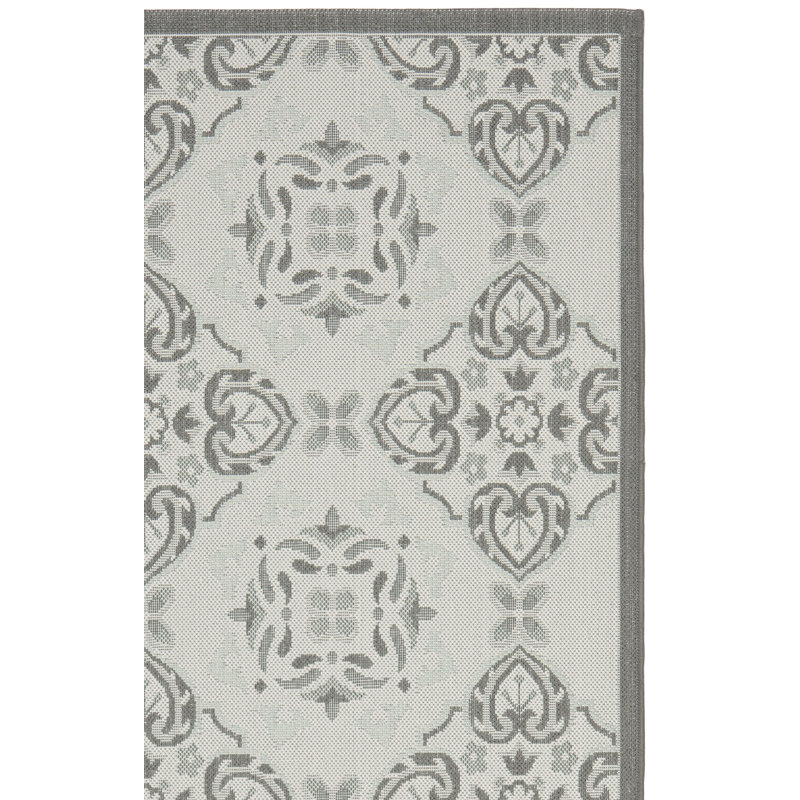 Pharrell Performance Geometric Indoor/Outdoor Area Rug, Rectangle 5'3" x 7'7"