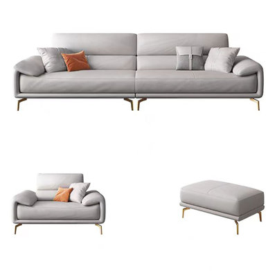 Italian light luxury modern office sofa set
