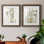 Le jardin sauvage - ensemble de 2 peintures