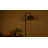 Natural bamboo woven floor lamp