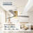  52-inch Modern Ceiling Fan with Light, 3 Solid Wood Blades, DC Motor, 6 Speeds, Flush Mount for Bedroom, Living Room-46137524