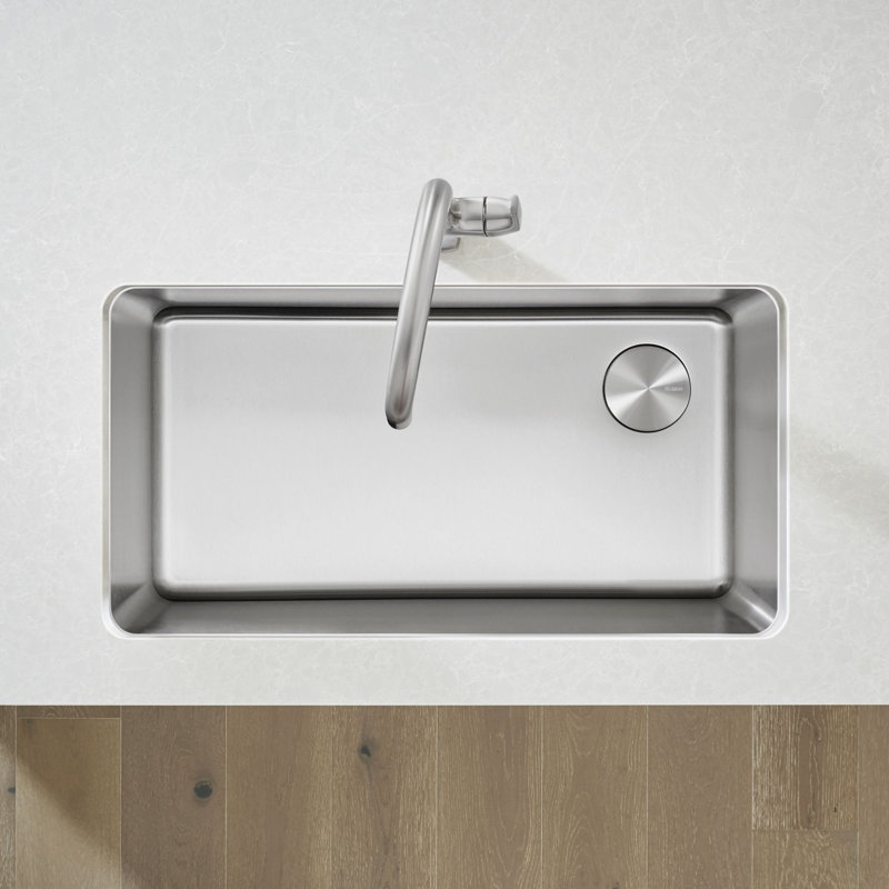 Formera 33" Super Single Undermount Stainless Steel Kitchen Sink