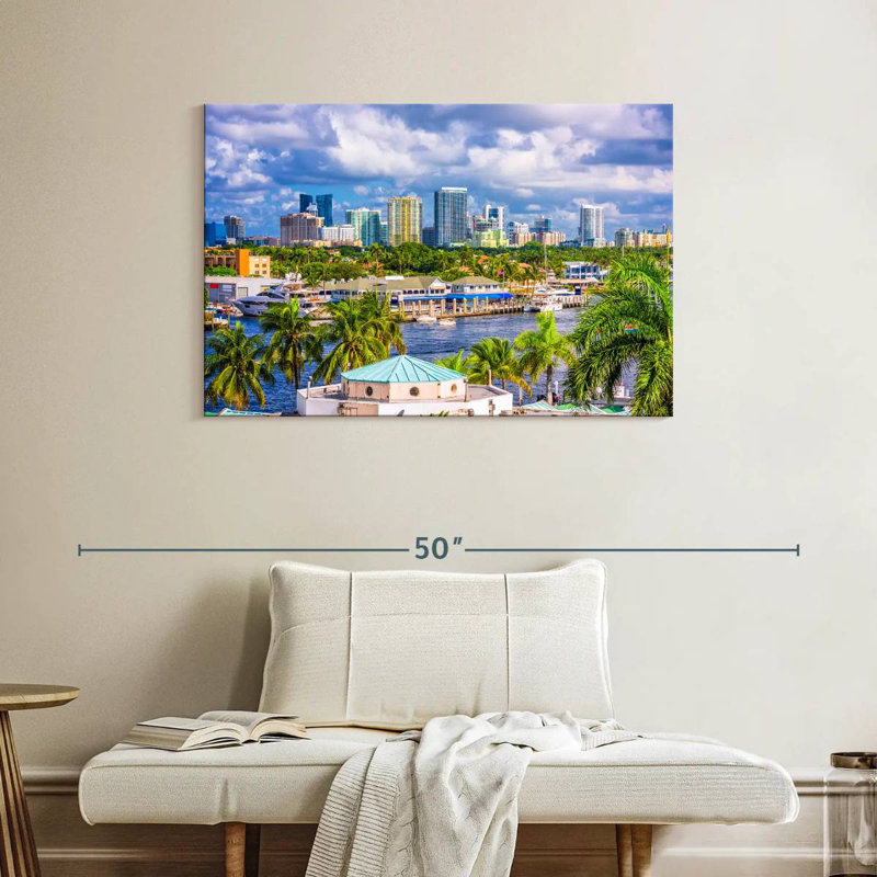 Skyline de Kavia Fort Lauderdale, H 26 po x l 39 po
