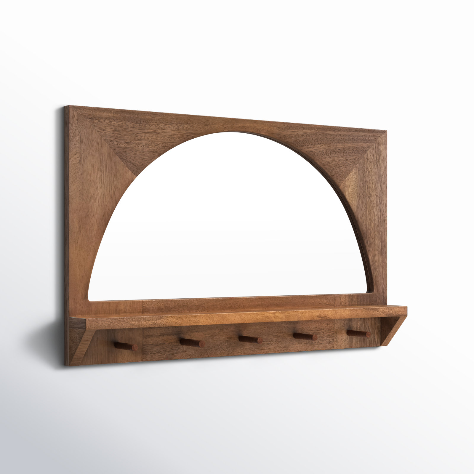 Julianna Wood Mirror, 24" x 36", Brown
