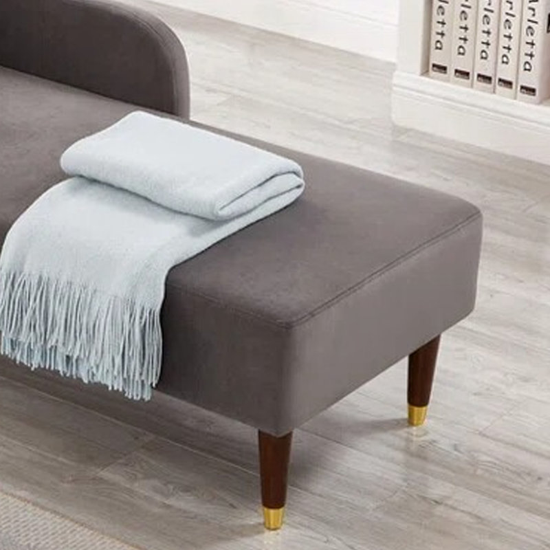 Chaise longue simple et décontractée pour une personne, Gris