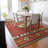Premium Machine Washable Yamen AMF179 Spice Rug in , Spice-109613450