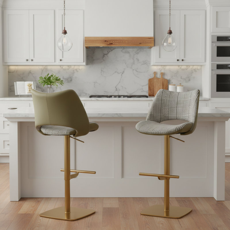 Barstool , Green/Gold 