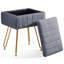 Tabouret de rangement 17,11 po x 17,11 po-122189202