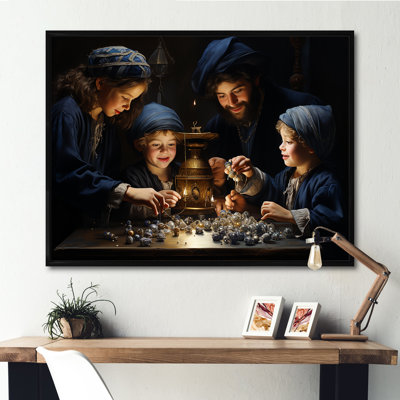 " Judaism Family Dreidel Drama I "