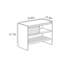 Banc de rangement pour chaussures de style rétro 23,6 po